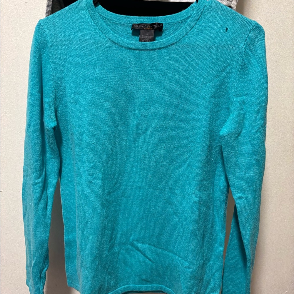 Preswick & Moore Vibrant Blue Cashmere Sweater